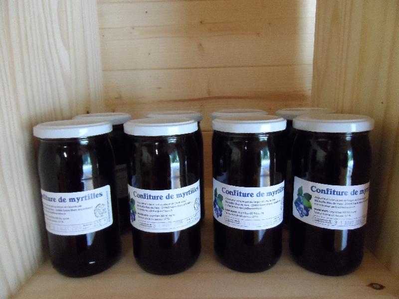 Confitures de myrtilles 425g