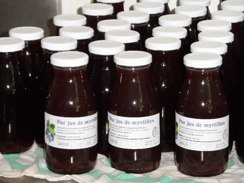 Pur jus de myrtilles 25cl